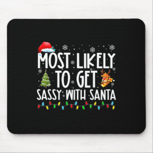 Wahrscheinlich wird Sy mit Santa Fun Family Christ Mousepad
