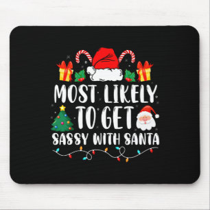 Wahrscheinlich wird Sy mit Santa Fun Family Christ Mousepad