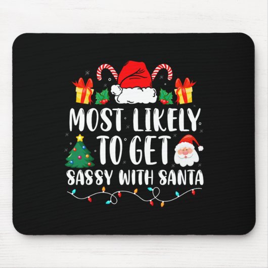 Wahrscheinlich wird Sy mit Santa Fun Family Christ Mousepad (Vorne)