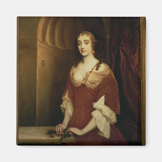 Wahrscheinliches Portrait von Nell Gwynne (1650-87 Magnet (Vorne)