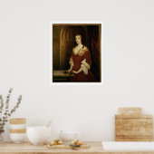 Wahrscheinliches Portrait von Nell Gwynne (1650-87 Poster (Küche)