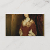 Wahrscheinliches Porträt von Nell Gwynne Visitenkarte (Rückseite)