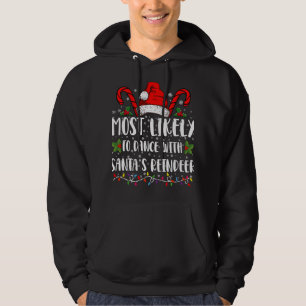 Wahrscheinlichste, mit Santas Rentiere-Familie zu  Hoodie
