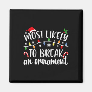 Wahrscheinlichste Person, einen Weihnachtsschmuck Magnet