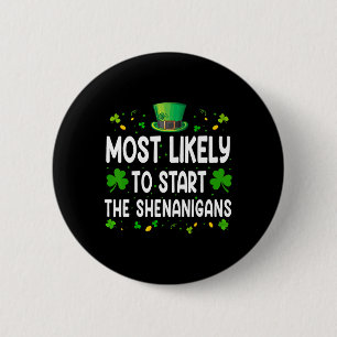 Wahrscheinlichste, um den Unfug lustiger St. Patri Button