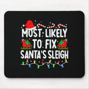 Wahrscheinlichste, um den Weihnachtsschlitten der Mousepad