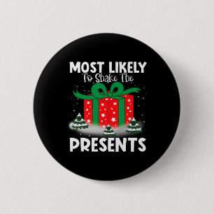 Wahrscheinlichste, um die Weihnachtsgeschenke der  Button