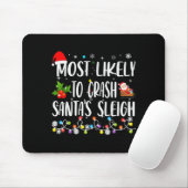 Wahrscheinlichste, um Weihnachtsmann-Schlitten lus Mousepad (Mit Mouse)