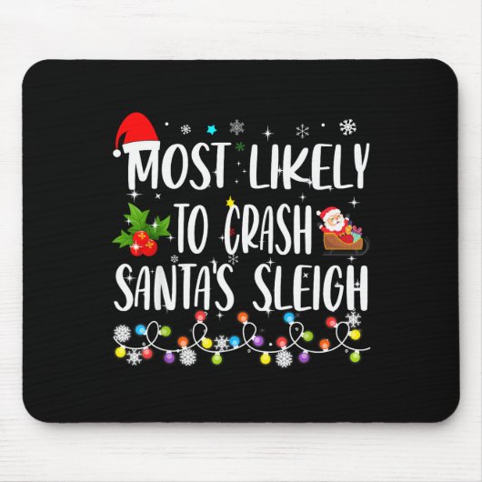 Wahrscheinlichste, um Weihnachtsmann-Schlitten lus Mousepad (Vorne)