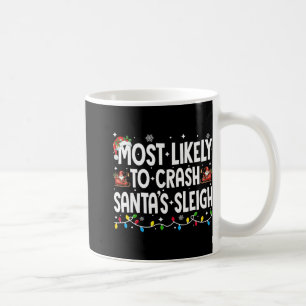 Wahrscheinlichste, um Weihnachtsmanns Schlitten Fa Kaffeetasse
