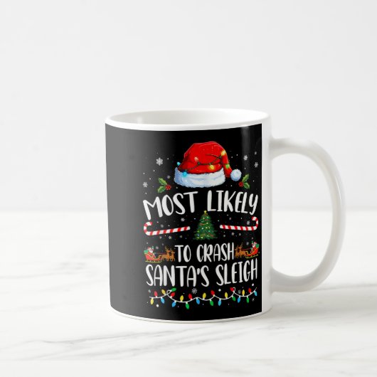 Wahrscheinlichste, um Weihnachtsmanns Schlitten Fa Kaffeetasse (Rechts)