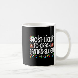 Wahrscheinlichste, um Weihnachtsmanns Schlitten Fa Kaffeetasse