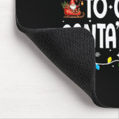 Wahrscheinlichste, um Weihnachtsmanns Schlitten Fa Mousepad (Ecke)