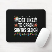 Wahrscheinlichste, um Weihnachtsmanns Schlitten Fa Mousepad (Mit Mouse)