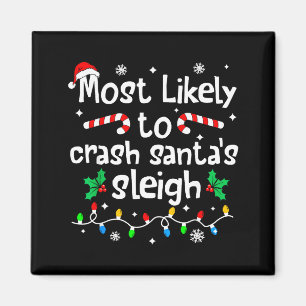 Wahrscheinlichste, um Weihnachtsmanns Schlitten zu Magnet