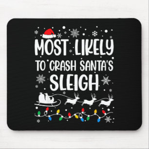 Wahrscheinlichste, um Weihnachtsschlitten der Fami Mousepad