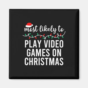 Wahrscheinlichste Weihnachts-Pyjamas für die Famil Magnet