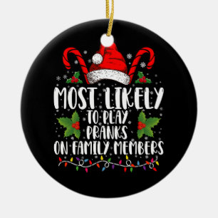 Wahrscheinlichster, der Familienmitglieder zu Weih Keramik Ornament