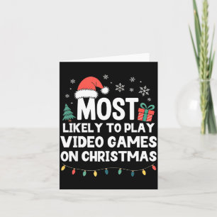 Wahrscheinlichster Videospieler an Weihnachten Gam Karte
