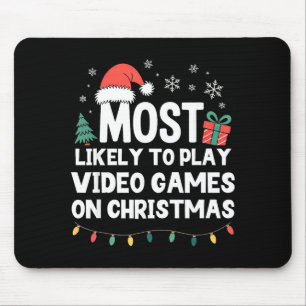 Wahrscheinlichster Videospieler an Weihnachten Gam Mousepad