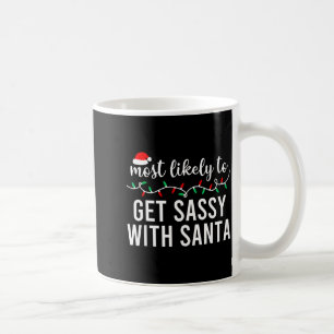 Wahrscheinlichstes Weihnachts-Shirt passende Famil Kaffeetasse