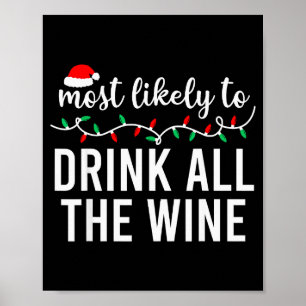 Wahrscheinlichstes Weihnachts-Shirt passendes Fami Poster