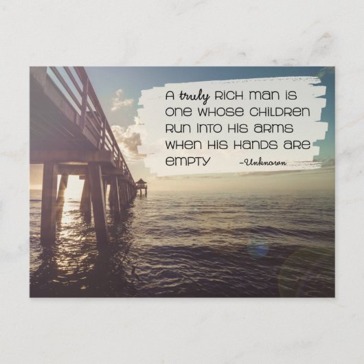 Wahruly Rich Man Postkarte (Vorderseite)