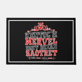 Währung der Bretagne Fußmatte