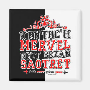 Währung der Bretagne Magnet