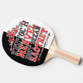 Währung der Bretagne Tischtennis Schläger (Seitenansicht)