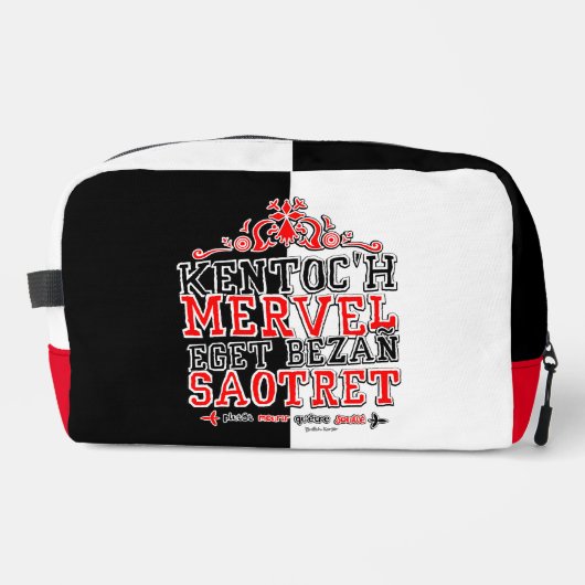 Währung der Bretagne Waschbeutel (Vorderseite)