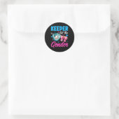 Wahrung der Gender Baseball- oder Bows-Gender-Beri Runder Aufkleber (Tasche)
