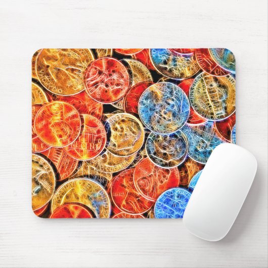 Währung Mousepad (Mit Mouse)