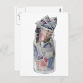 Währung Singapurs Postkarte (Vorne/Hinten)