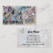 Währungs-Visitenkarte Visitenkarte (Vorne/Hinten)