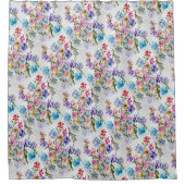 WÄHRUNGSBLUMENGARTEN DUSCHVORHANG (Vorderseite)