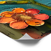 WÄHRUNGSGEBÄUDE UND BLUMENPOSTER POSTER (Ecke)