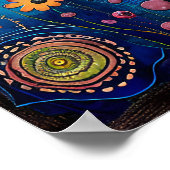 WÄHRUNGSGEBÄUDE UND BLUMENPOSTER POSTER (Ecke)