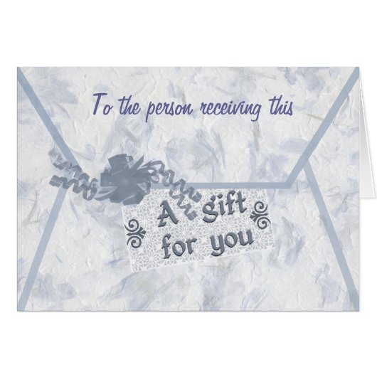 Währungsgeschenk-Einschließung (Vorderseite (Horizontal))