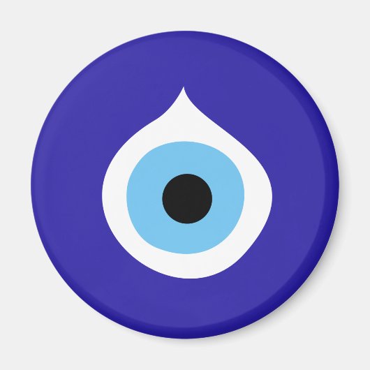 Wahrzeichen des bösen Auges antikes nazar fatima t Magnet (Vorne)