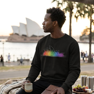 Wahrzeichen im Licht Sydney Opera House Sweatshirt
