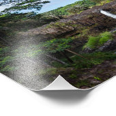 wai'ale fällt in den Park des Staat Wailuku Fotodruck (Ecke)