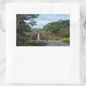 wai'ale fällt in den Park des Staat Wailuku Rechteckiger Aufkleber (Tasche)