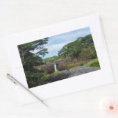 wai'ale fällt in den Park des Staat Wailuku Rechteckiger Aufkleber (Umschlag)