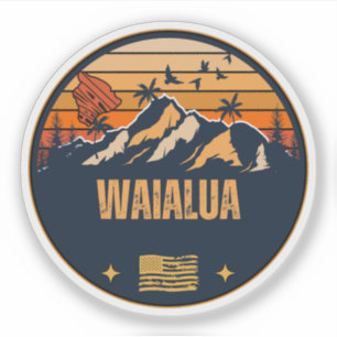Waialua, Hawaii T-Shirt Aufkleber