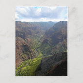 Waiamea Canyon Kauai Postkarte (Vorderseite)