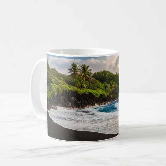 Waianapanapa Beach Kaffeetasse (Vorderseite Links)