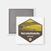 Wai'anapanapa Staat Park Hawaii Magnet (Vorderseite/Rückseite)