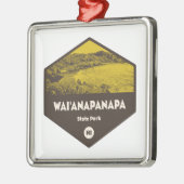 Wai'anapanapa Staat Park Hawaii Ornament Aus Metall (Links)