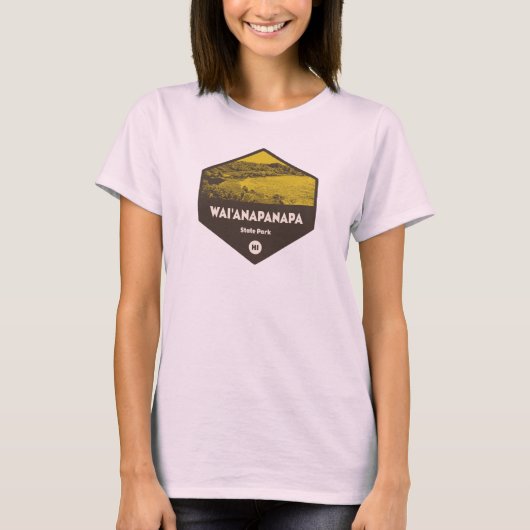 Wai'anapanapa Staat Park Hawaii T-Shirt (Vorderseite)